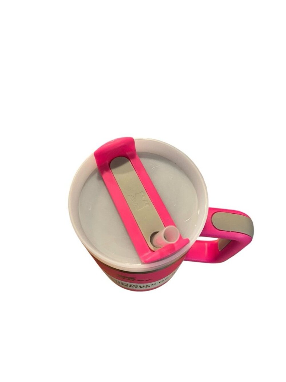 STANLEY Quencher H2.0 FlowState 40 Oz Tumbler Barbie Pink Fuscia Lid Straw New - Picture 4 of 5